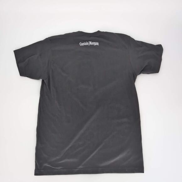 Captain Morgan Unisex Black with White Logo Tangerine Cotton T-Shirt - Size M - Picture 7 of 10